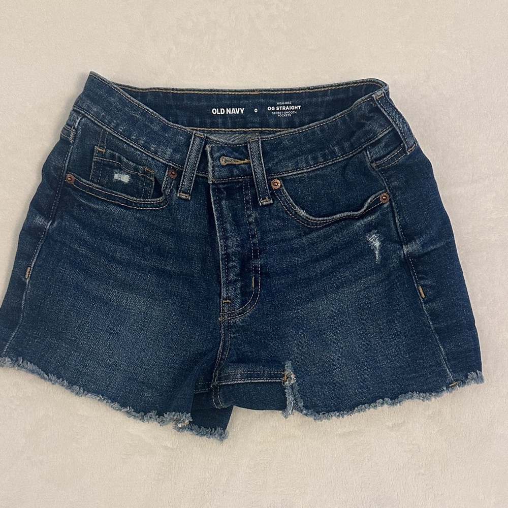 Old Navy Women's Dark Blue Jean Shorts